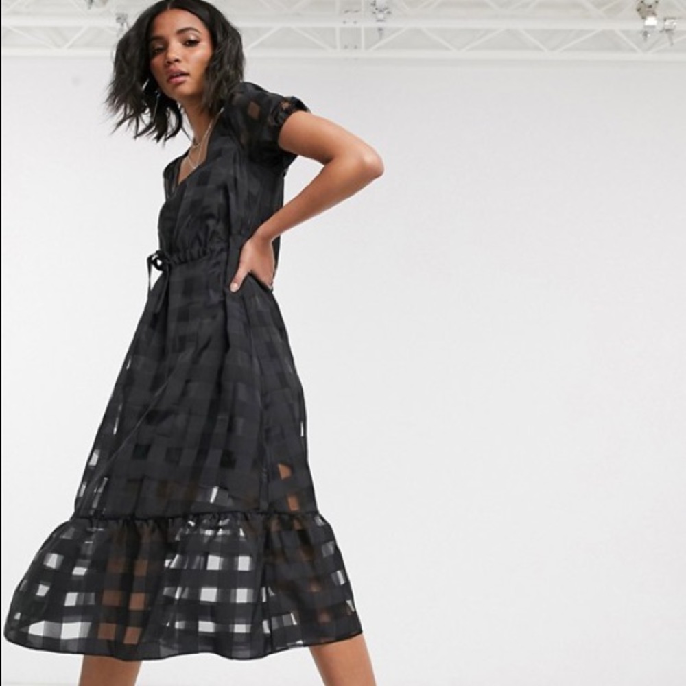 (NWT) Reclaimed Vintage Organza Dress (sz 6)
